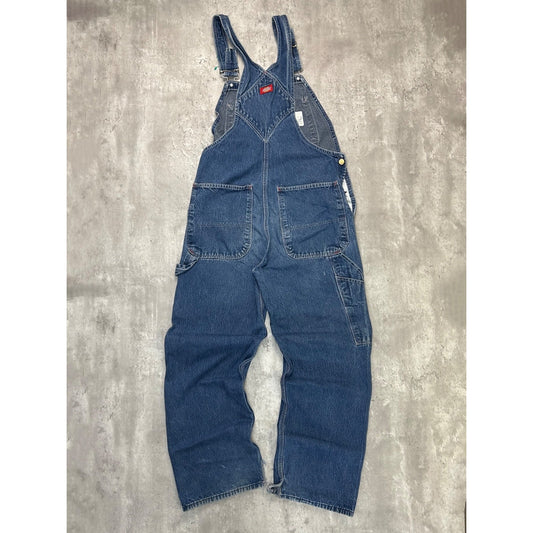 Vintage Dickies Medium Wash Denim Workwear Overall Pants Size 37