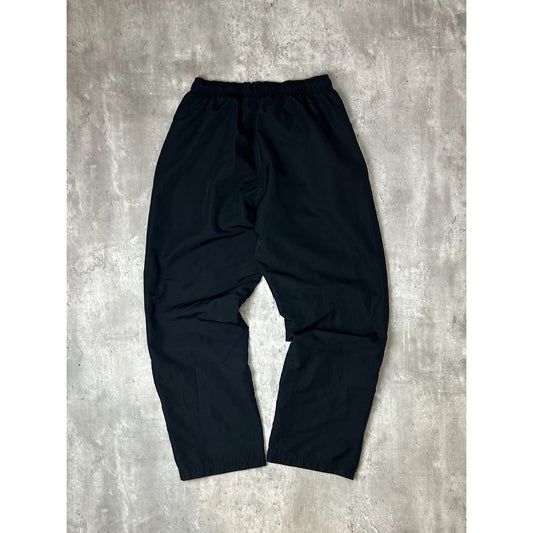 Vintage 2000s Reebok Embroidered Logo Nylon Track Pants Size Small Black