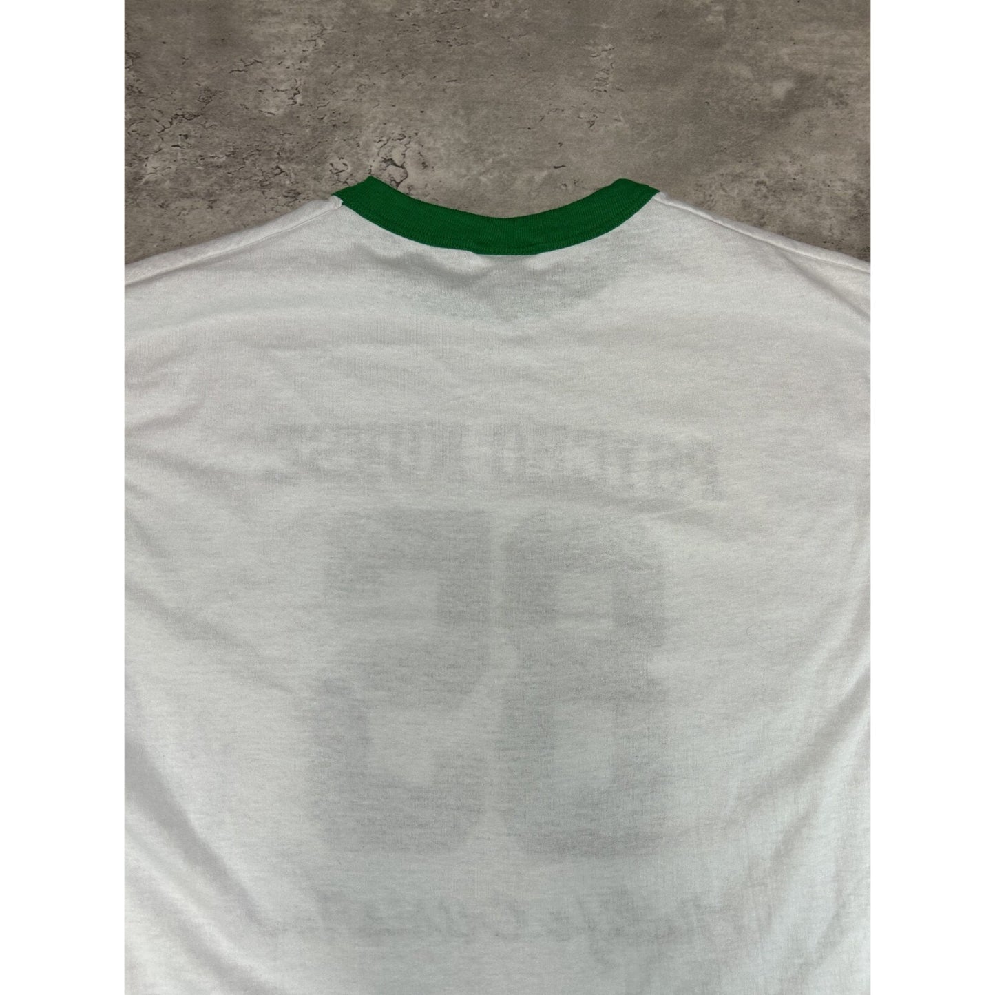 Vintage 80s Psycho Nurse Midlife Crisis Tour Ringer T-Shirt Size Large
