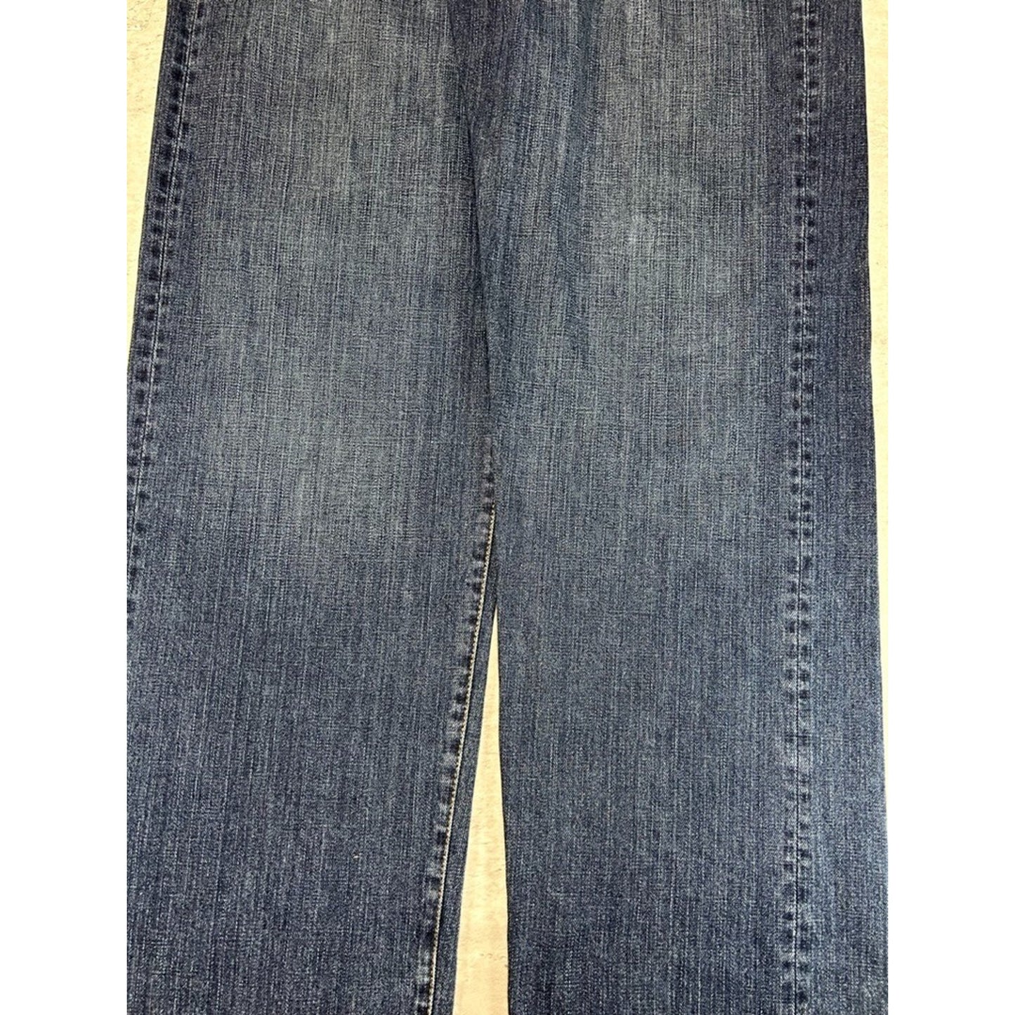 Vintage Y2K Evisu Embroidered Arches Dark Wash Denim Pants Size 40 Blue
