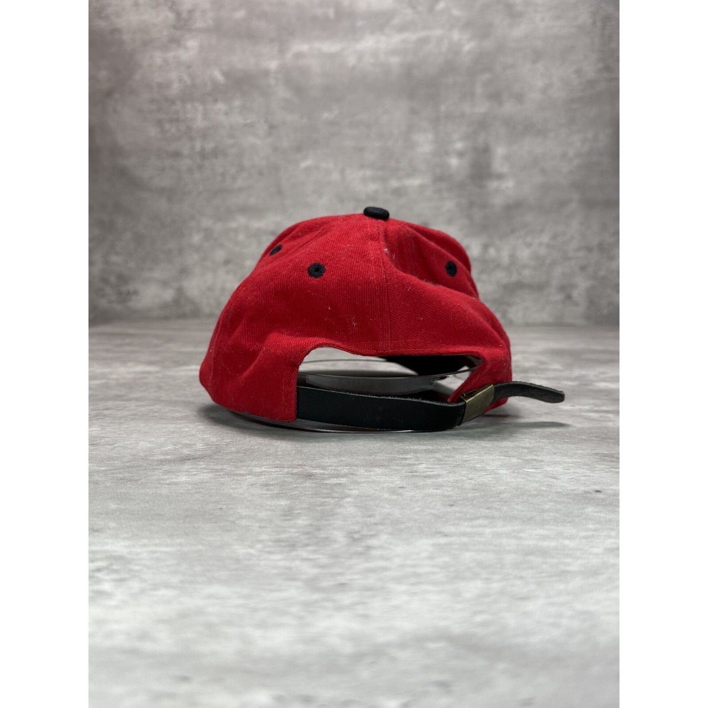 Vintage Bud Racing Team King Of Beers Embroidered Logo Strapback Hat OSFA