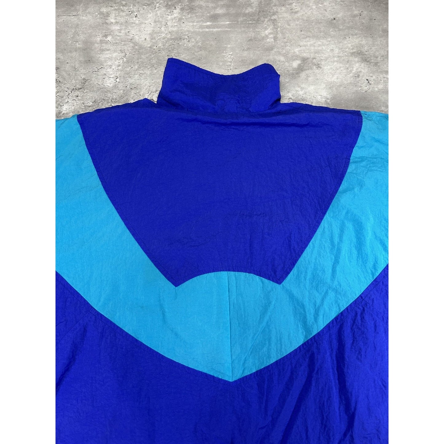 Vintage 80s/90s Nike Embroidered Logo Full Zip Windbreaker Jacket Size Large