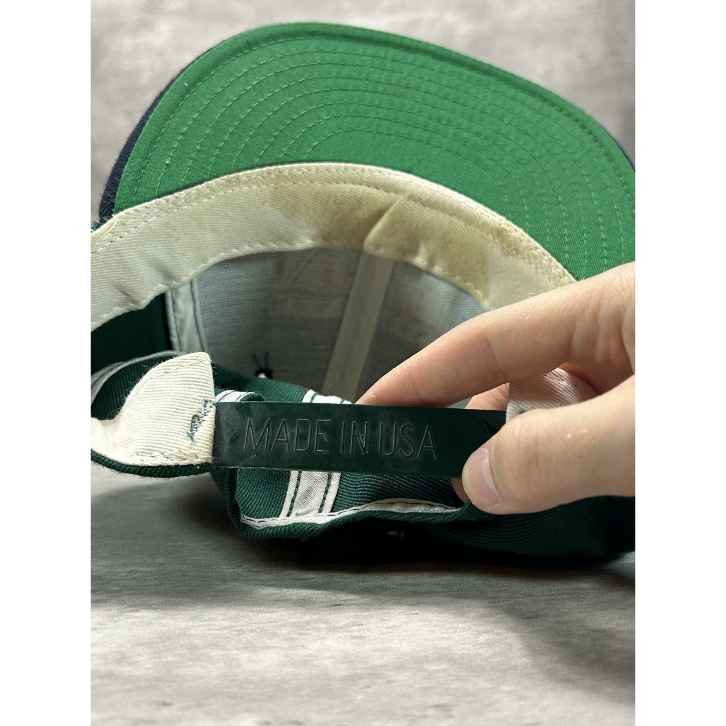 Vintage Northern Mount Herron Embroidered Spellout Snapback Hat OSFA