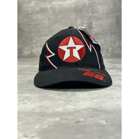 Vintage 90s Ricky Rudd #28 Texaco Racing Embroidered Nascar Snapback Hat OSFA