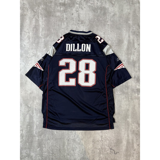 Vintage Corey Dillon #28 New England Patriots NFL Reebok Jersey Size Large