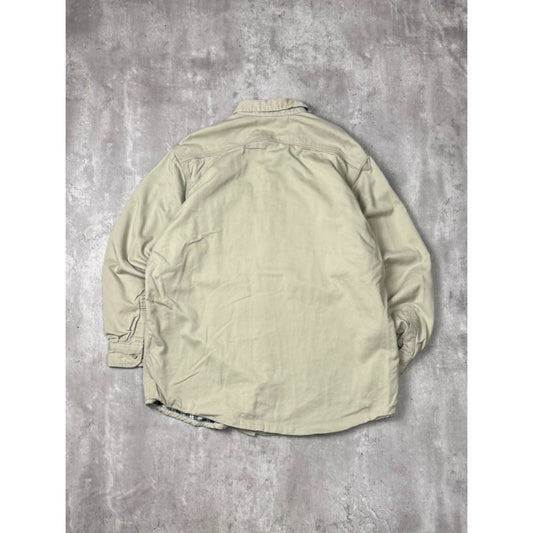 Vintage 90s Carhartt Plaid Lined Long Sleeve Workwear Button Up Shirt Size XL