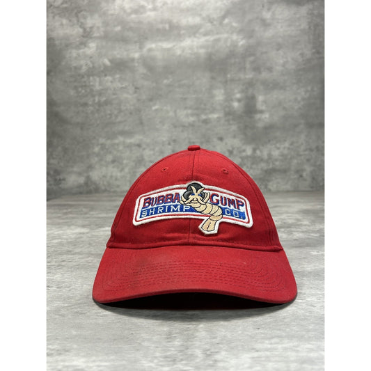 Vintage Bubba Gump Shrimp Embroidered Spellout Logo Snapback Hat OSFA