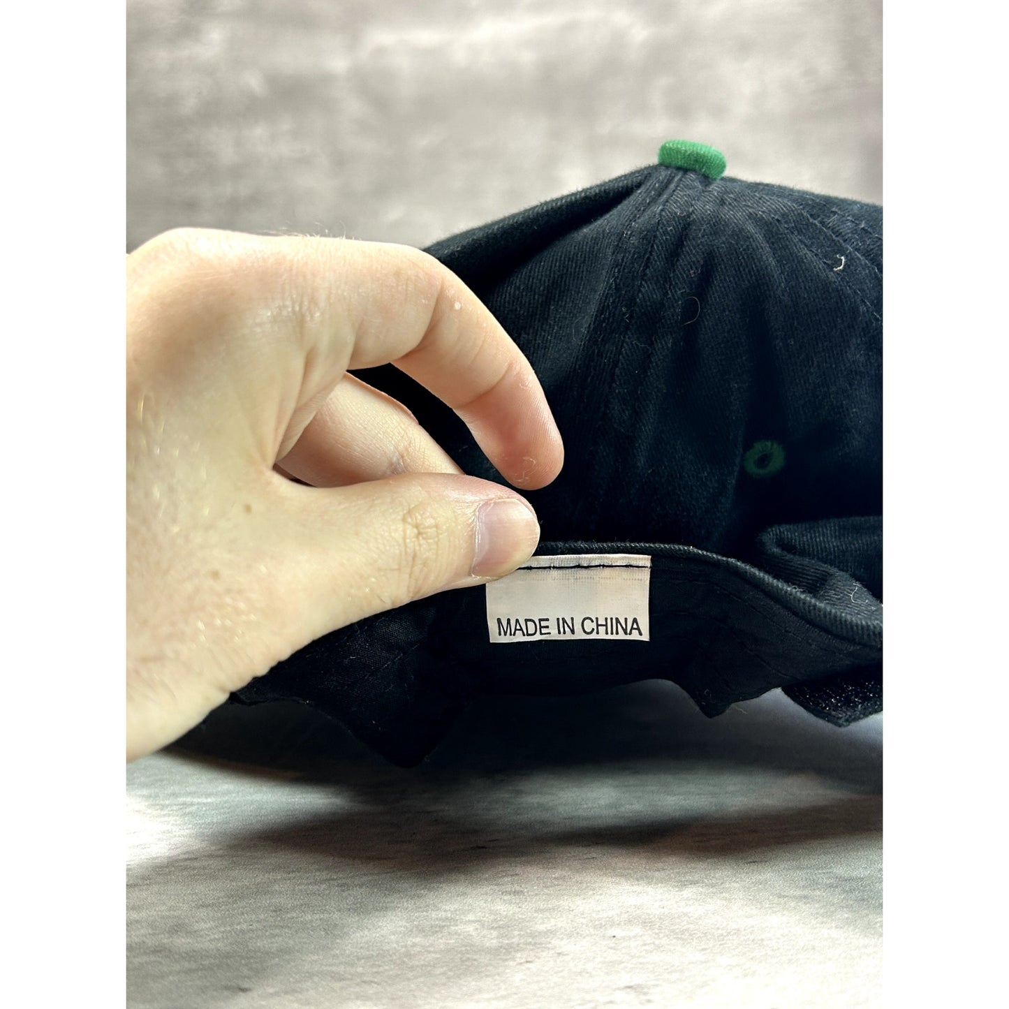 Vintage Castrol Syntec Racing Embroidered Spellout Strapback Hat OSFA Black