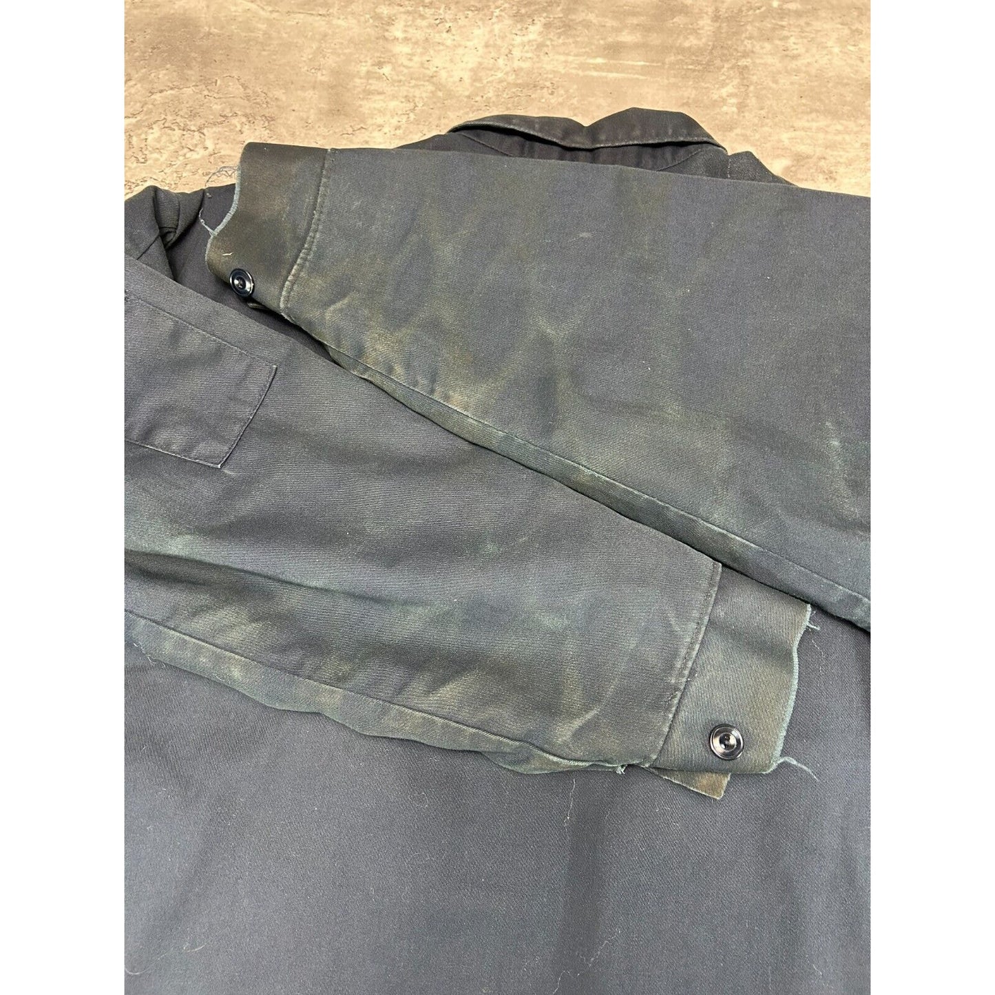 Cintas Quilted Lined Canvas Work Wear Full Zip Detroit Style Jacket Size XXL