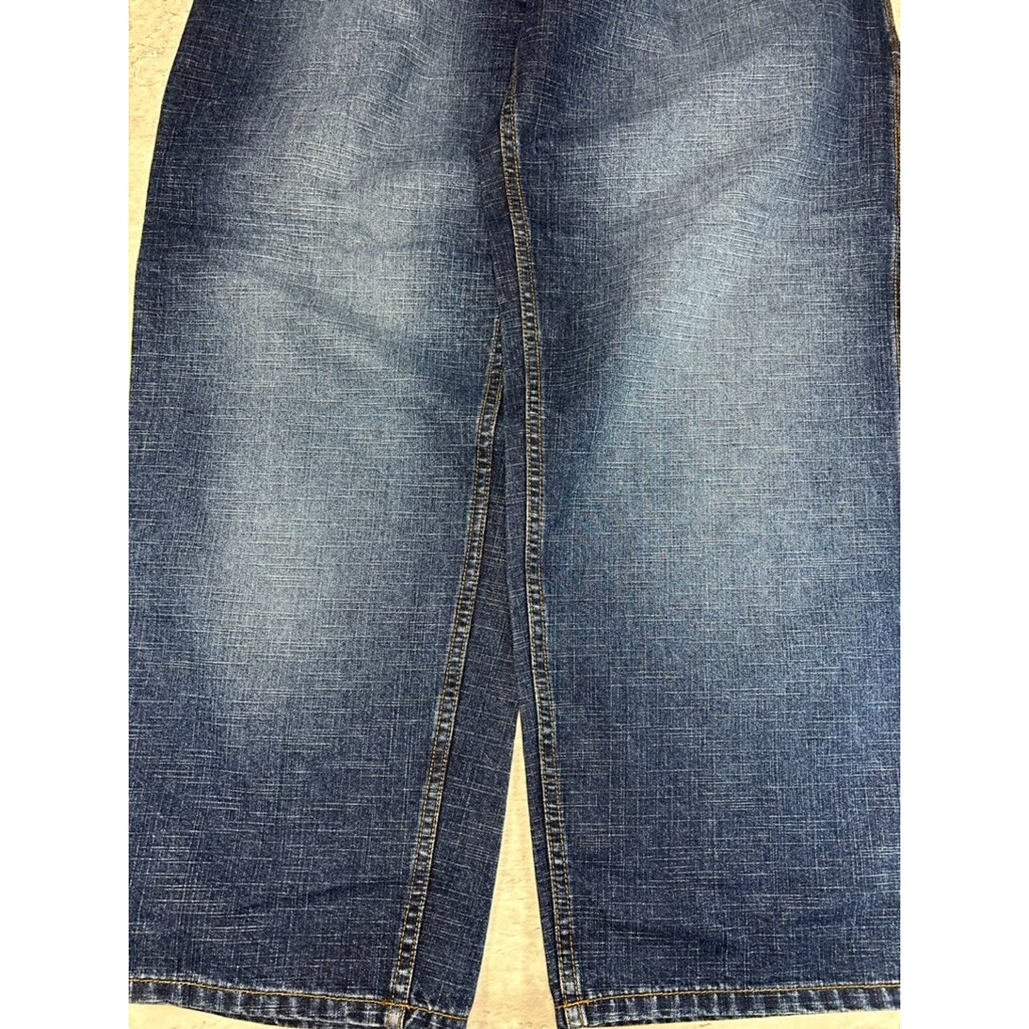 Vintage Y2K US Polo Assn. Embroidered Spellout Dark Wash Denim Pants Size 33