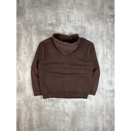 Vintage Y2K Billabong Graphic Spellout Full Zip Hooded Sweatshirt Size Large