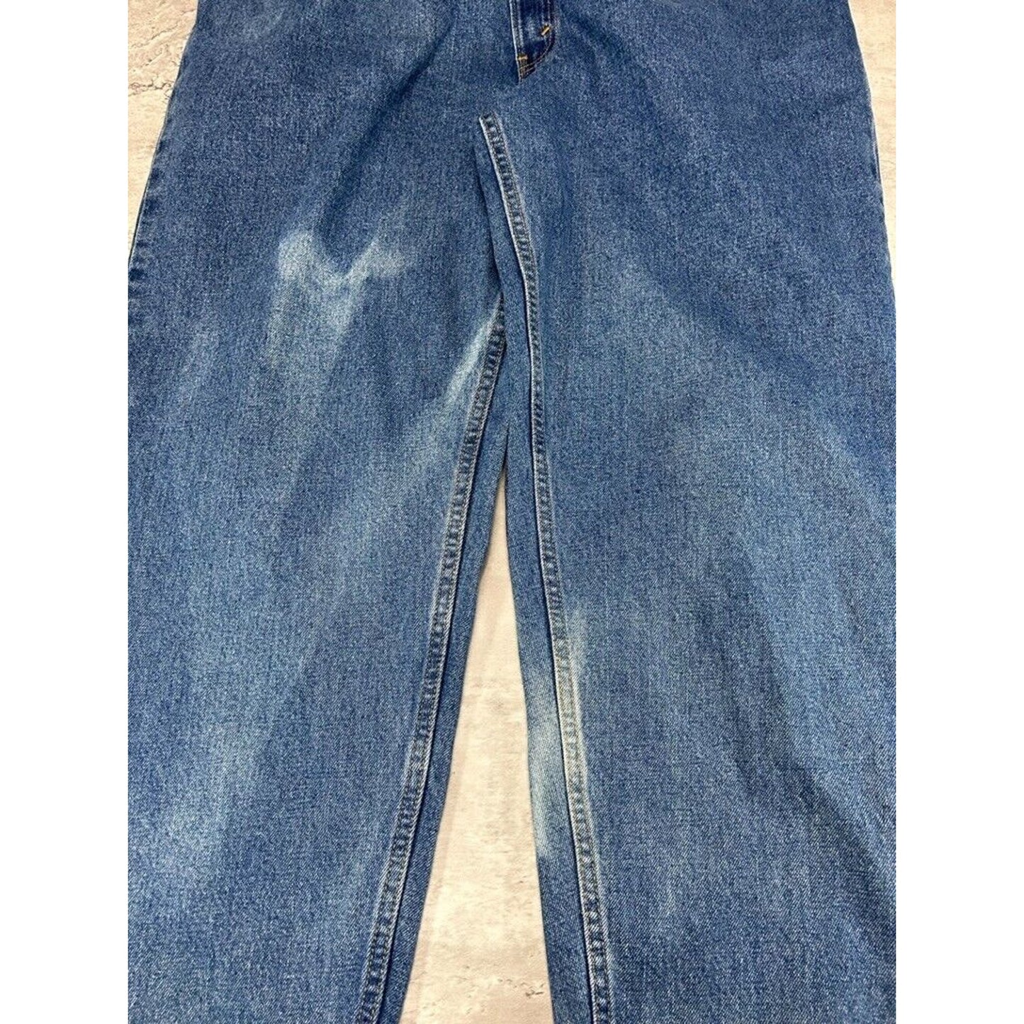 Vintage 90s Levis 560 Red Tab Loose Fit Tapered Leg Dark Wash Denim Pants Size 41