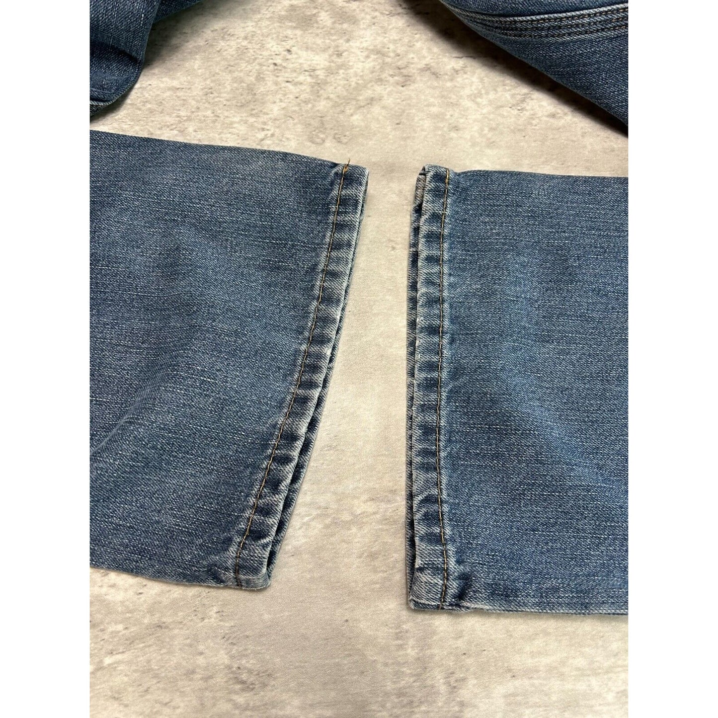 Carhartt Relaxed Fit Dark Wash Denim Workwear Pants Size 36