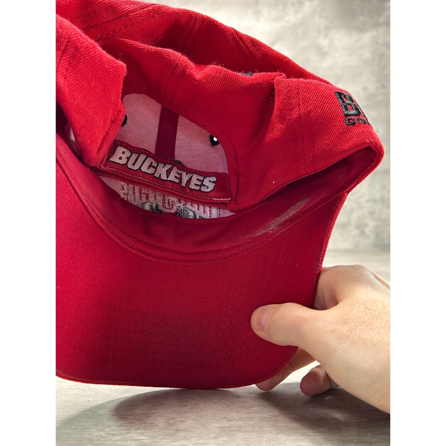 Ohio State Buckeyes NCAA Embroidered Logo Snapback Hat OSFA Red