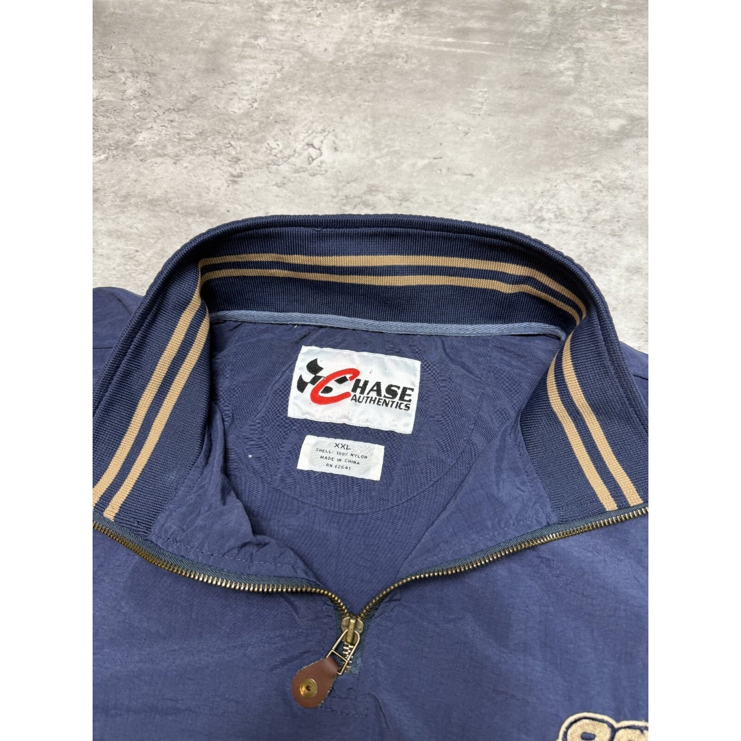 Vintage Dale Jarrett #88 Nascar Embroidered 1/4 Zip Windbreaker Jacket Size XXL