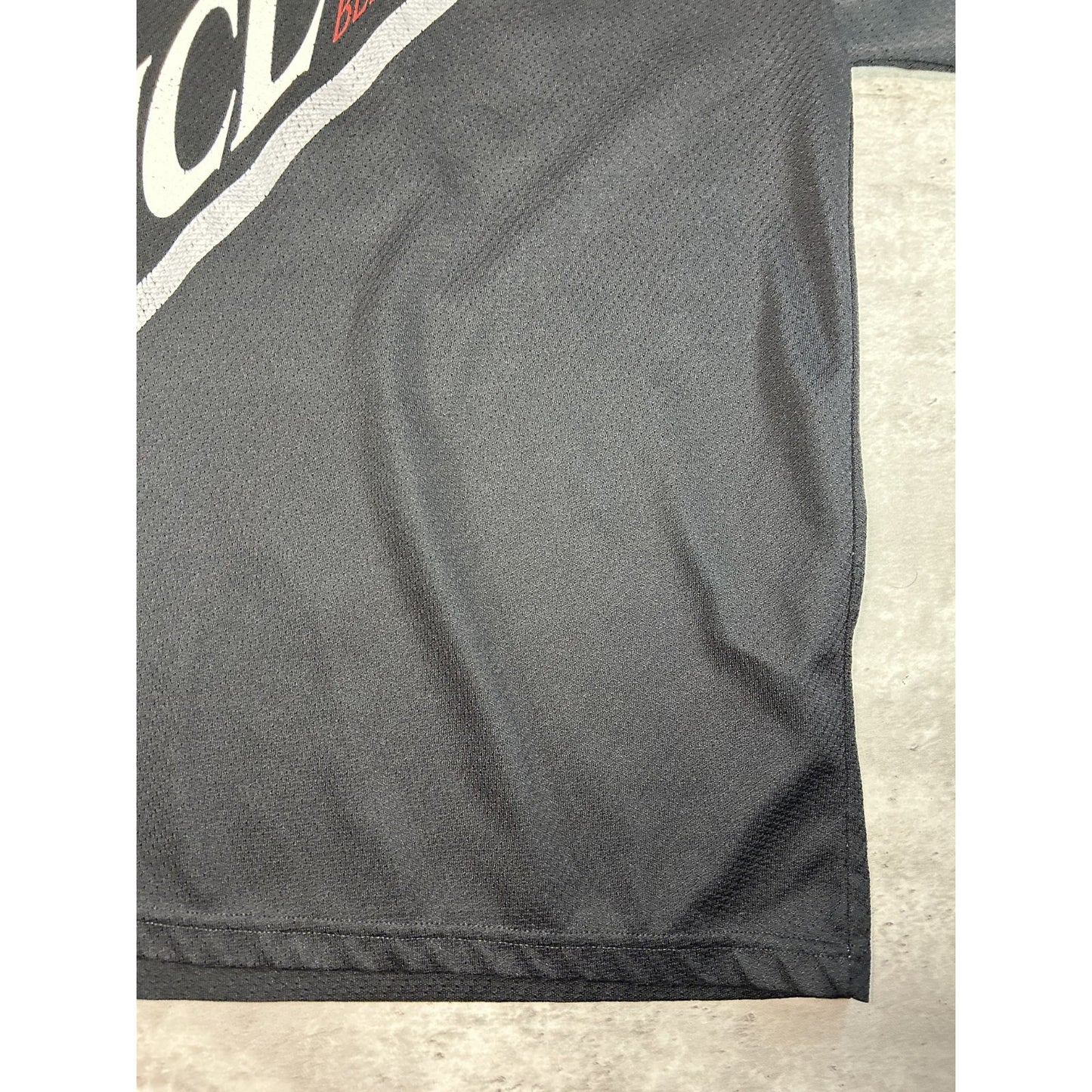 Vintage 90s Molson Ice #94 Beer Promo Spellout Hockey Jersey Size XL Black