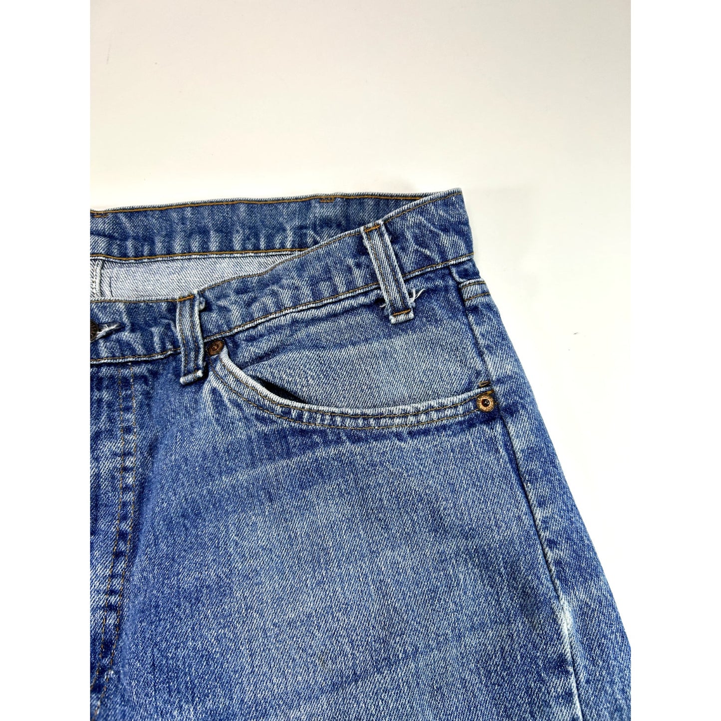 Vintage 80s/90s Levis Orange Tab Dark Wash Denim Pants Size 34