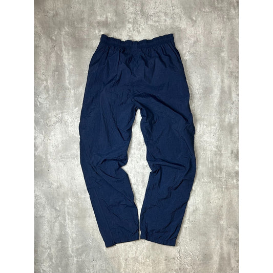 Vintage 90s Adidas Nylon Athletic Track Pants Size Medium Navy Blue