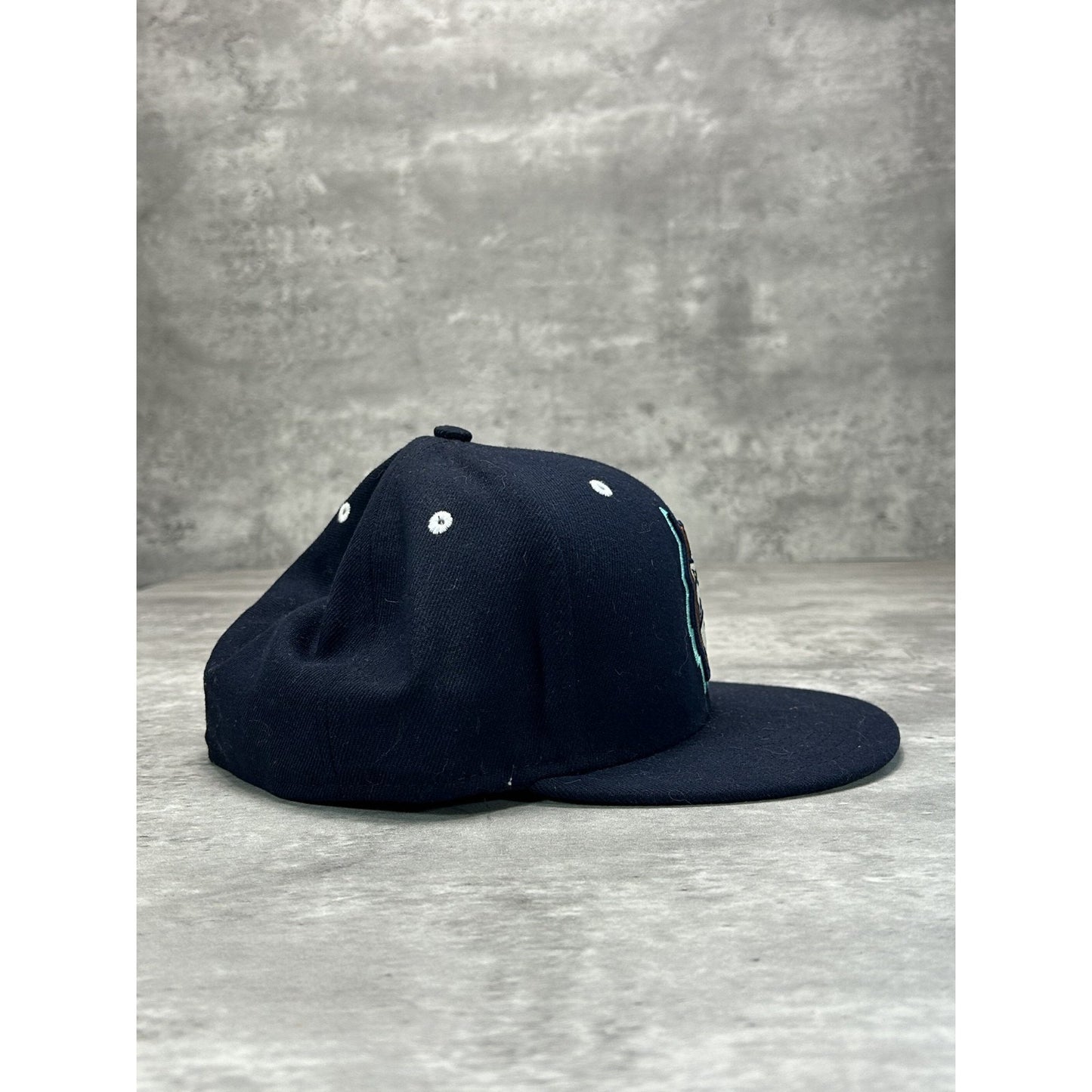 MiLB Embroidered Monster Logo Baseball Fitted Hat 7 1/2