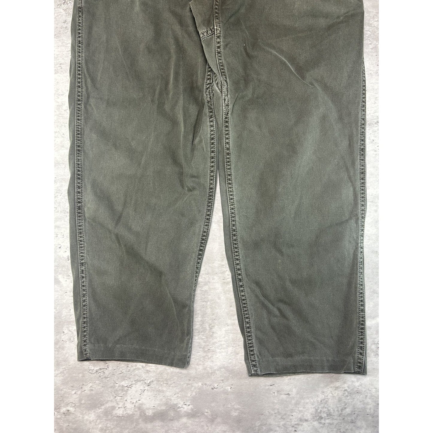 Vintage 90s Gramicci Baggy Fit Adjustable Hiking Pants Size Large Green