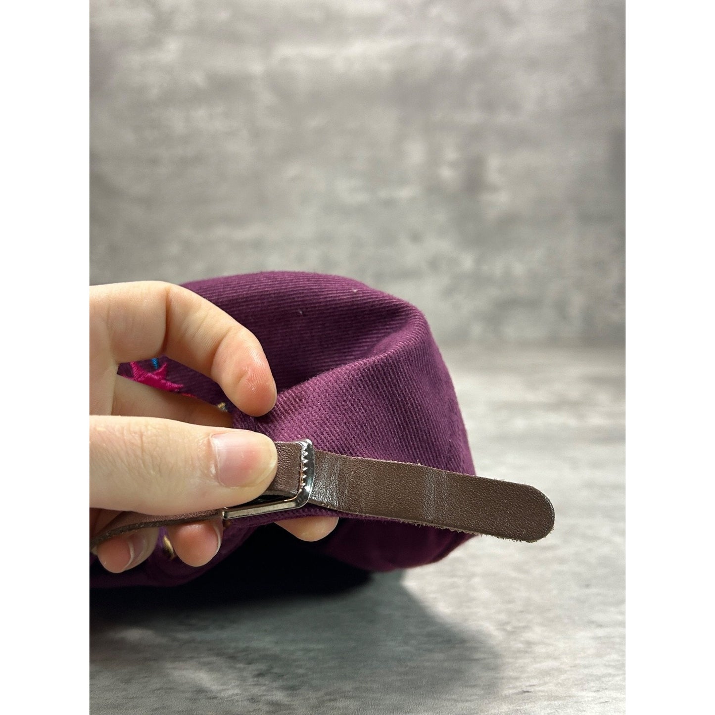 Vintage 1996 Atlanta Olympics Embroidered Spellout Strapback Hat OSFA