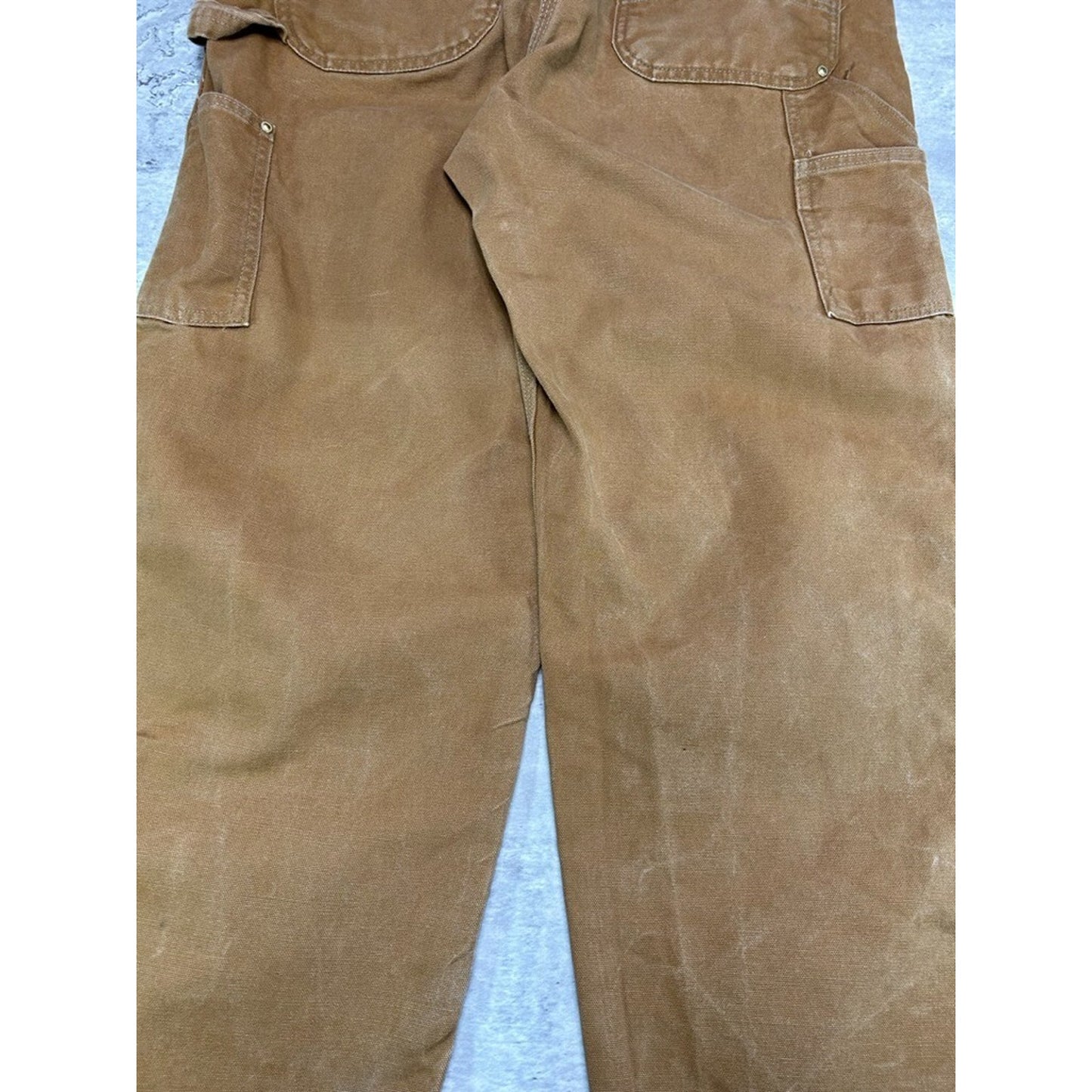 Vintage 90s Carhartt Canvas Workwear Carpenter Double Knee Pants Size 37