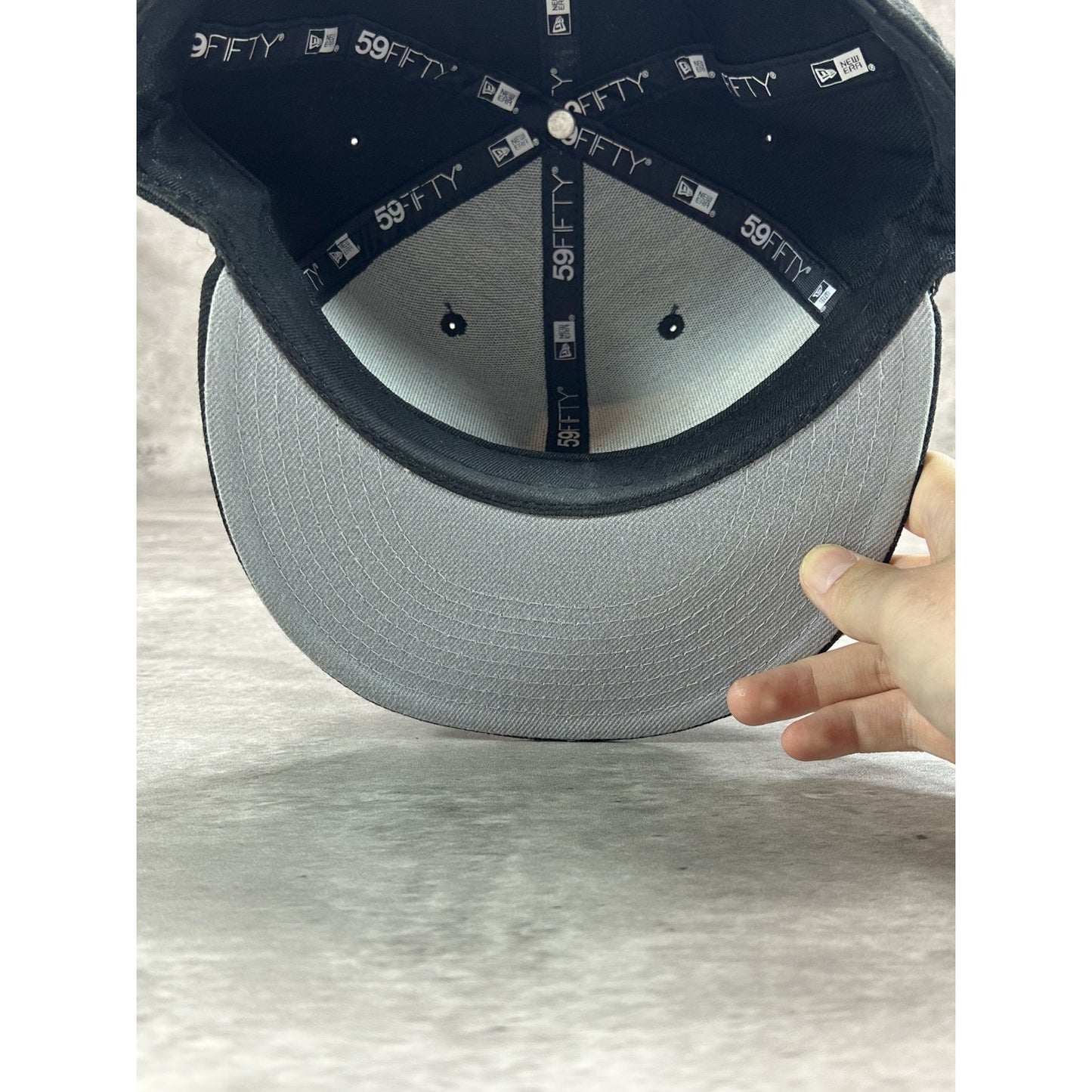 Thrill SF Japantown Sakura Embroidered Logo Baseball Snapback Hat 7 1/2 Black