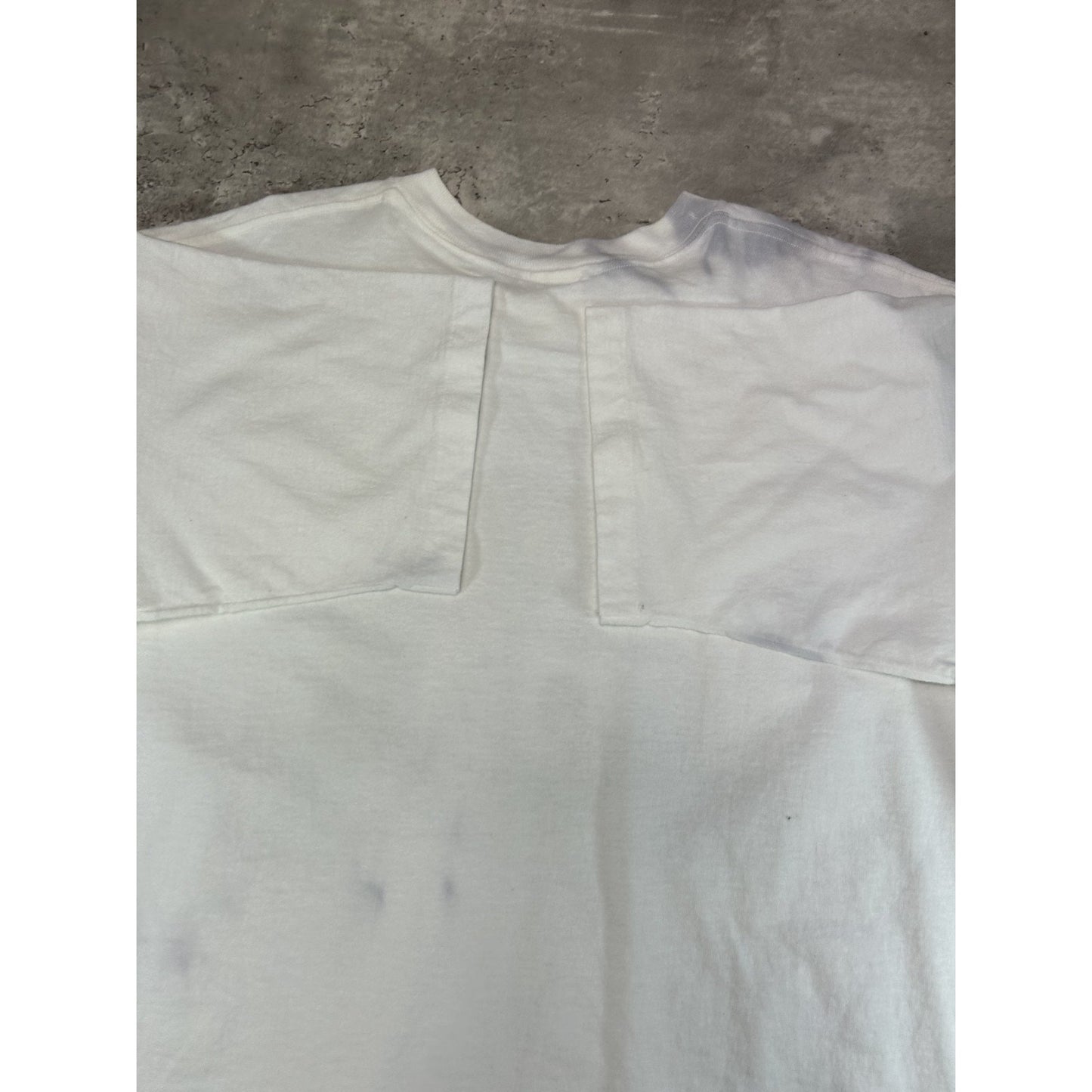 Vintage 1990 Cat Fud Cartoon Comedy Graphic T-Shirt Size XL White