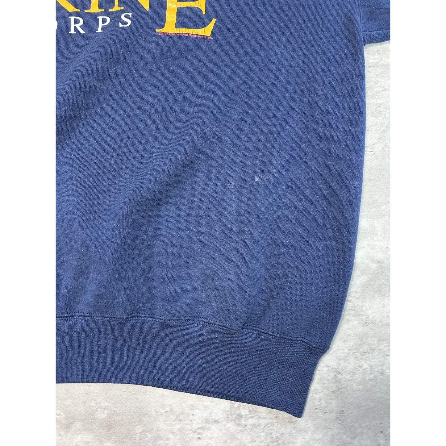 Vintage 1989 United States Marines Graphic Spellout Crewneck Sweatshirt Size XL