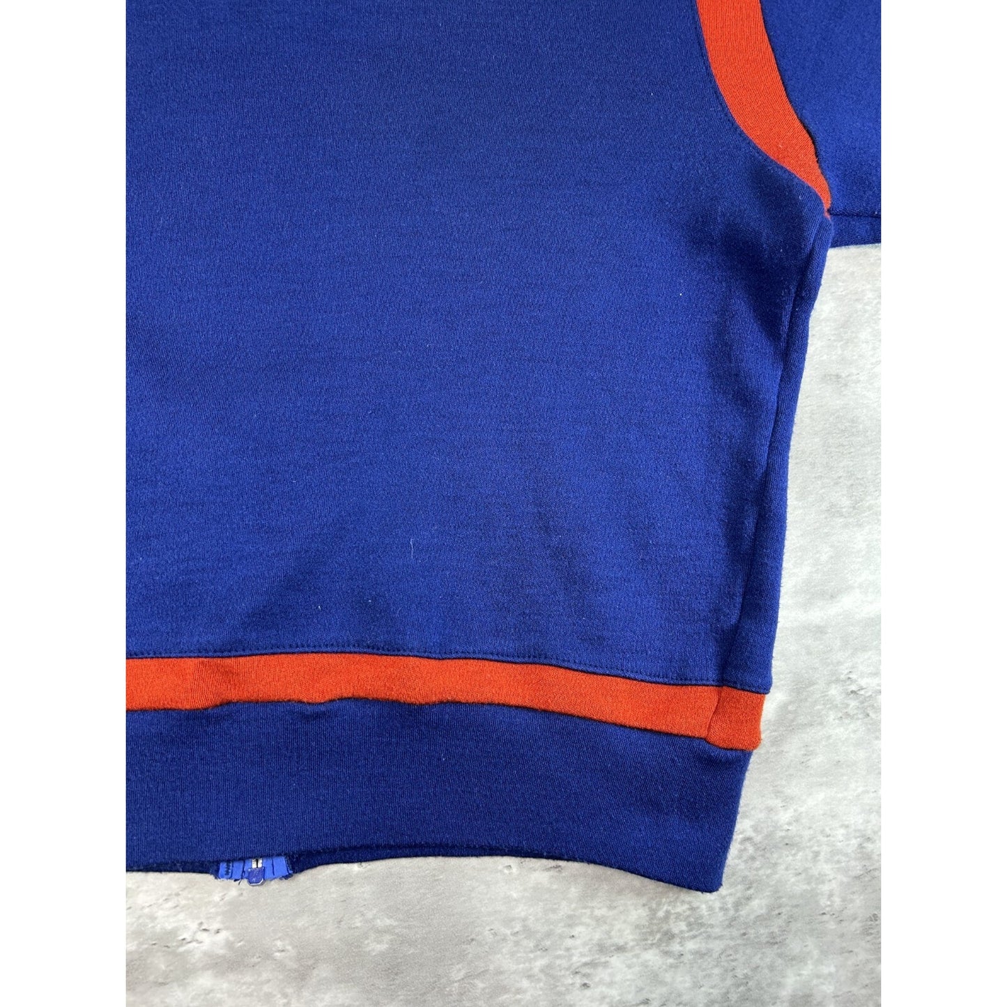 Vintage 80s/90s Speedo Two Tone Full Zip Hooded Sweatshirt Size Large