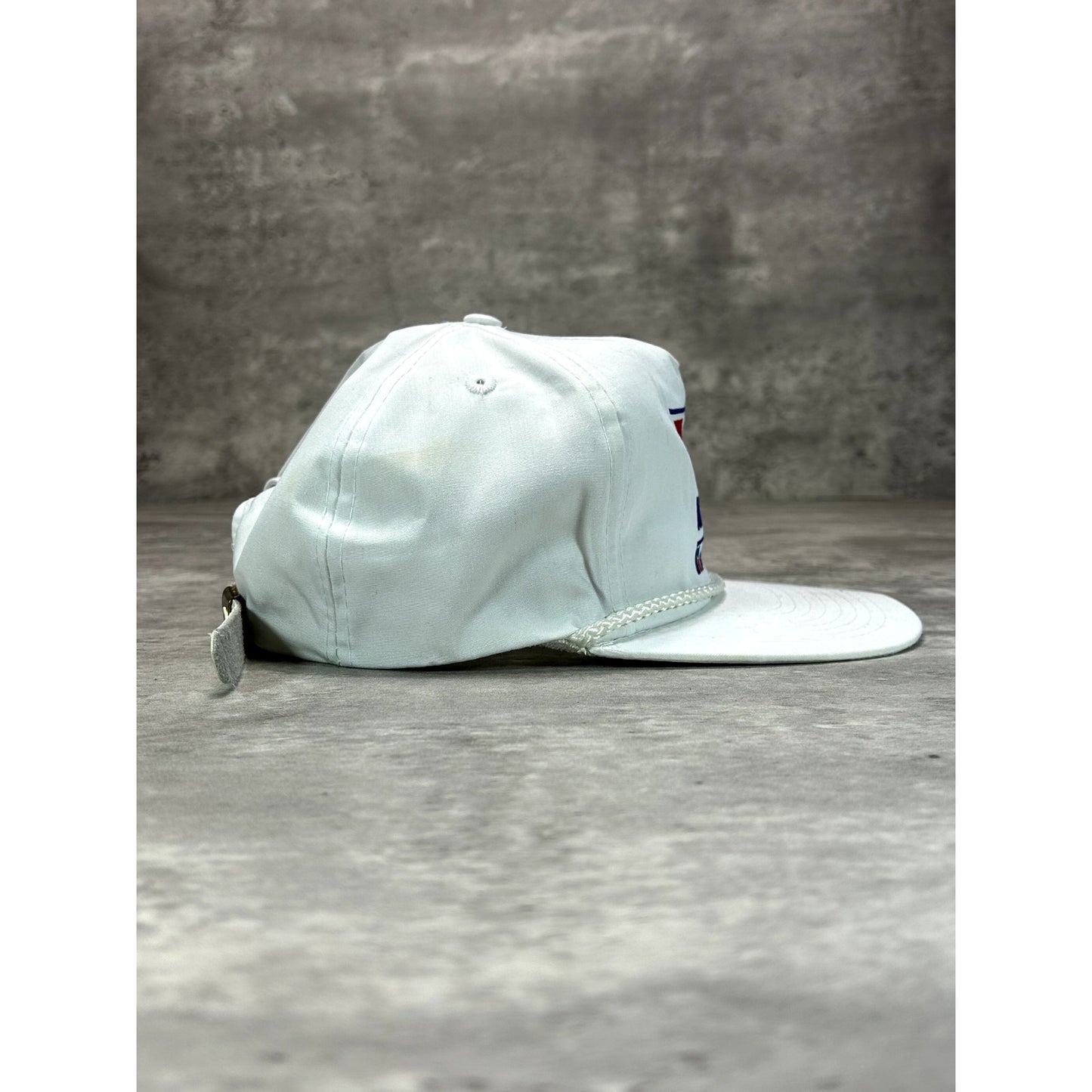 Vntage 90s Valvoline Roush Racing Embroidered Spellout Nascar Strapback Hat OSFA