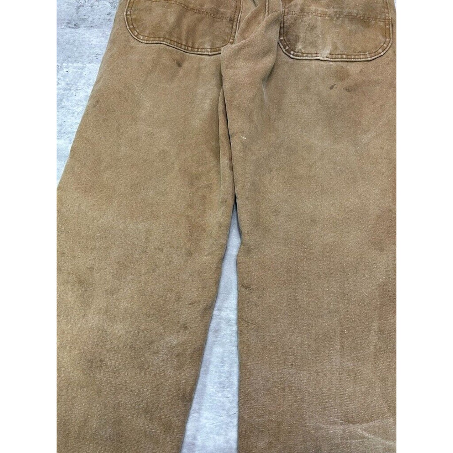 Vintage Dickies Quilted Lined Canvas Workwear Pants Size 31 Beige