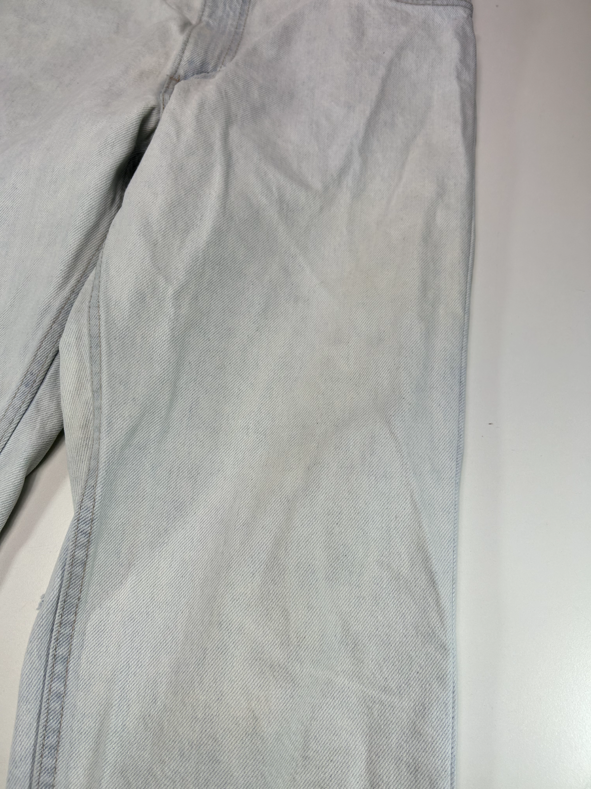 Vintage 80s Levis 550 Orange Tab Light Wash Denim Pants Size 33W