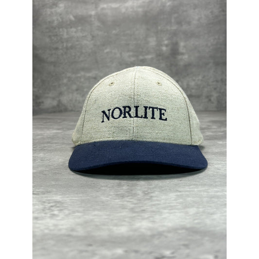 Vintage Norlite Embroidered Spellout Two Tone Strapback Hat OSFA