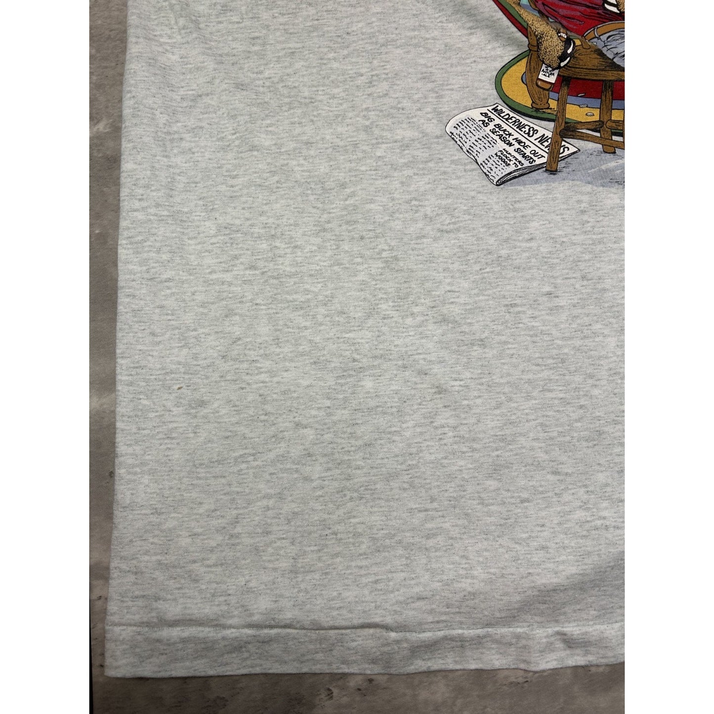 Vintage 90s Deer Hunters Cartoon Comedy Graphic T-Shirt Size 3XL