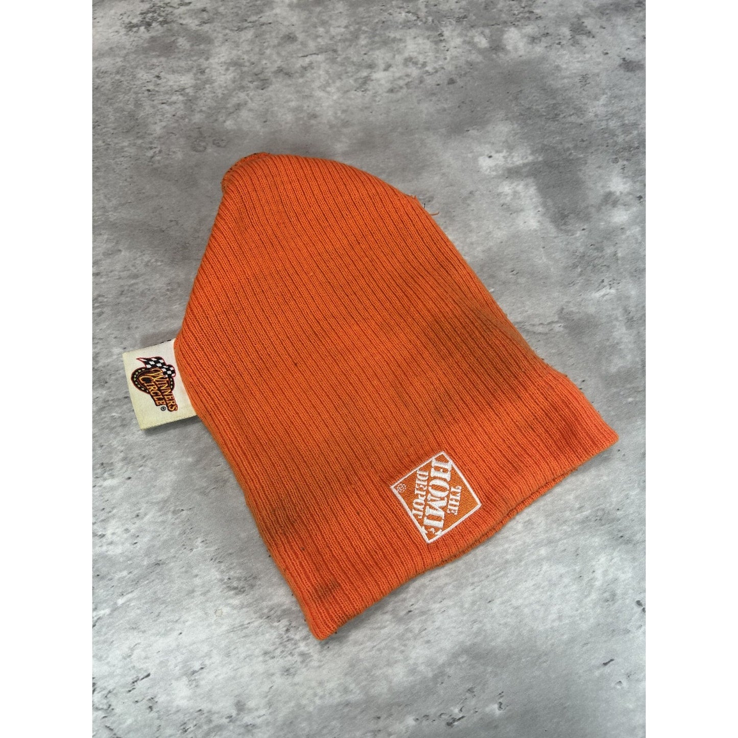 Vintage Tony Stewart #20 Home Depot Racing Nascar Beanie Hat OSFA Black/Orange