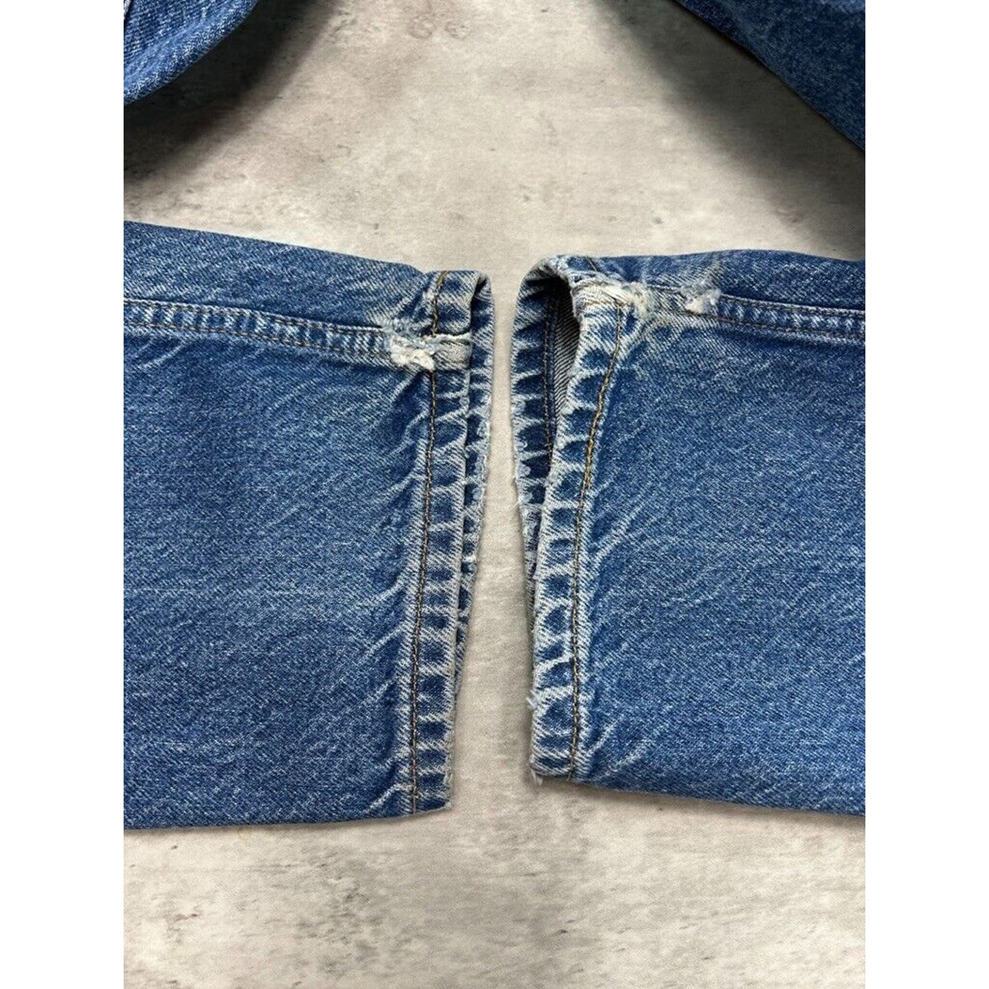 Vintage 80s Levis 550 Orange Tab Relaxed Fit Medium Wash Denim Pants Size 37