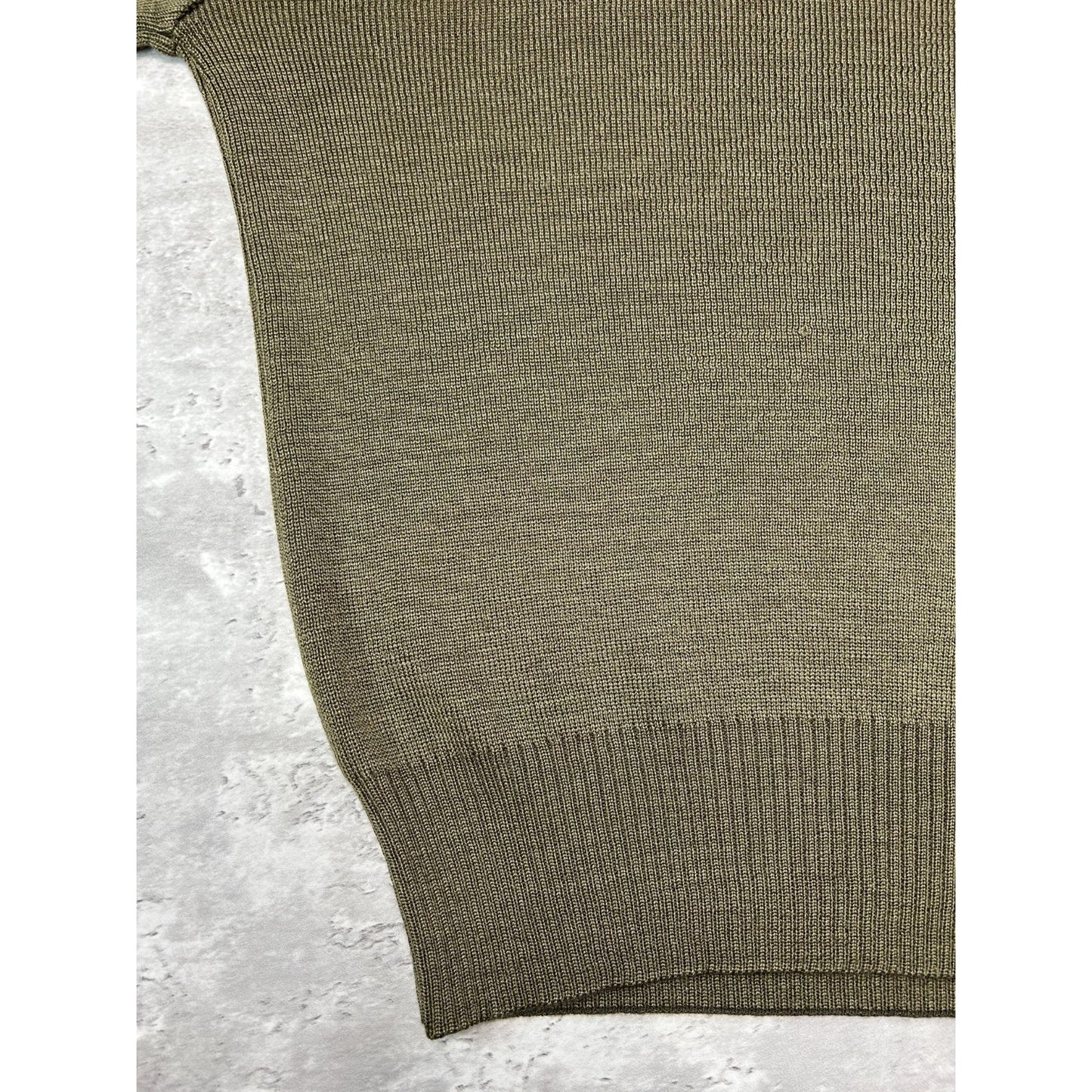 Vintage 80s/90s US Military Pullover Knit Sweater Size XL Green