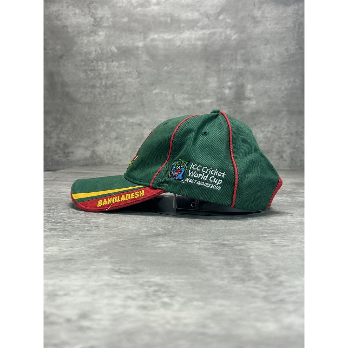 Vintage 90s Bangledesh Cricket Board Embroidered Logo Strapback Hat OSFA