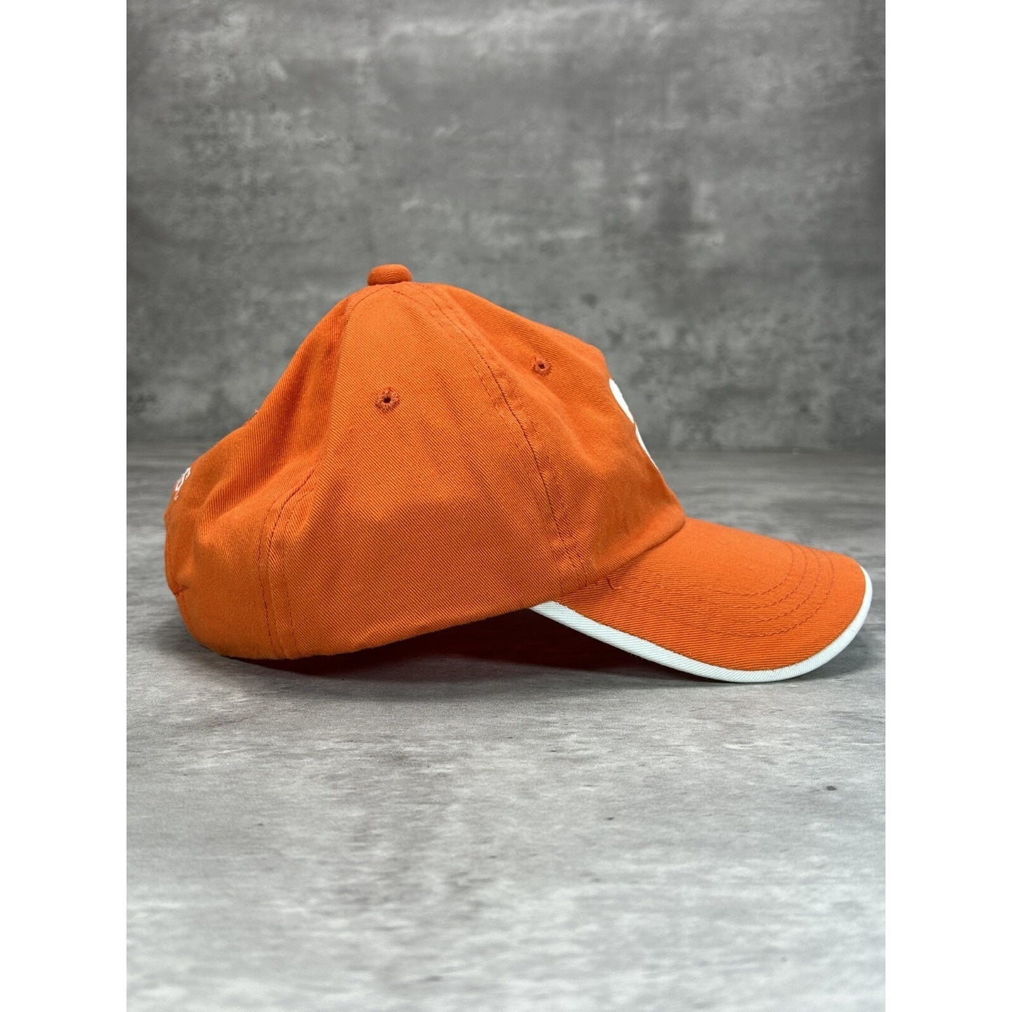 Vintage Clemson Tigers NCAA Embroidered Logo Strapback Hat OSFA Orange