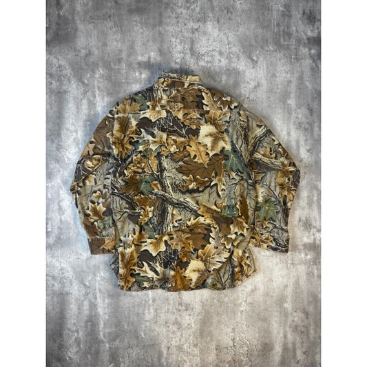 Vintage 80s/90s Redhead Advantage Camo Long Sleeve Button Up Shirt Size XXL