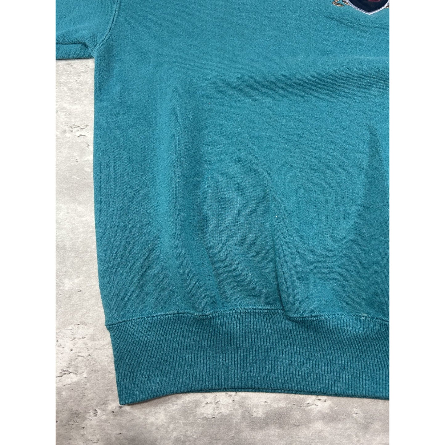 Vintage 90s Slippery Rock University NCAA Embroidered Spellout Sweatshirt Sz Med