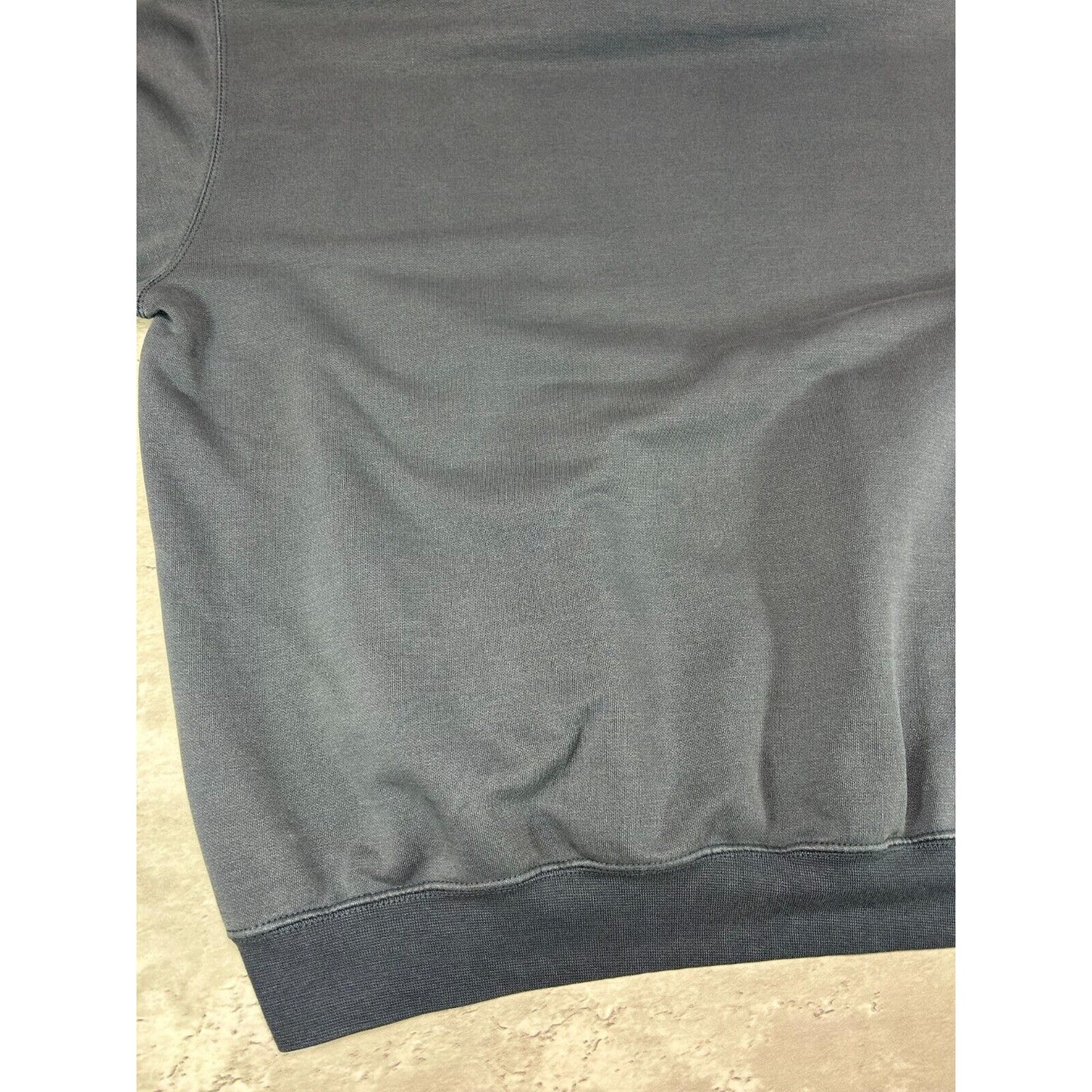 Vintage Carhartt Embroidered Logo Hooded Workwear Sweatshirt Size XL Blue