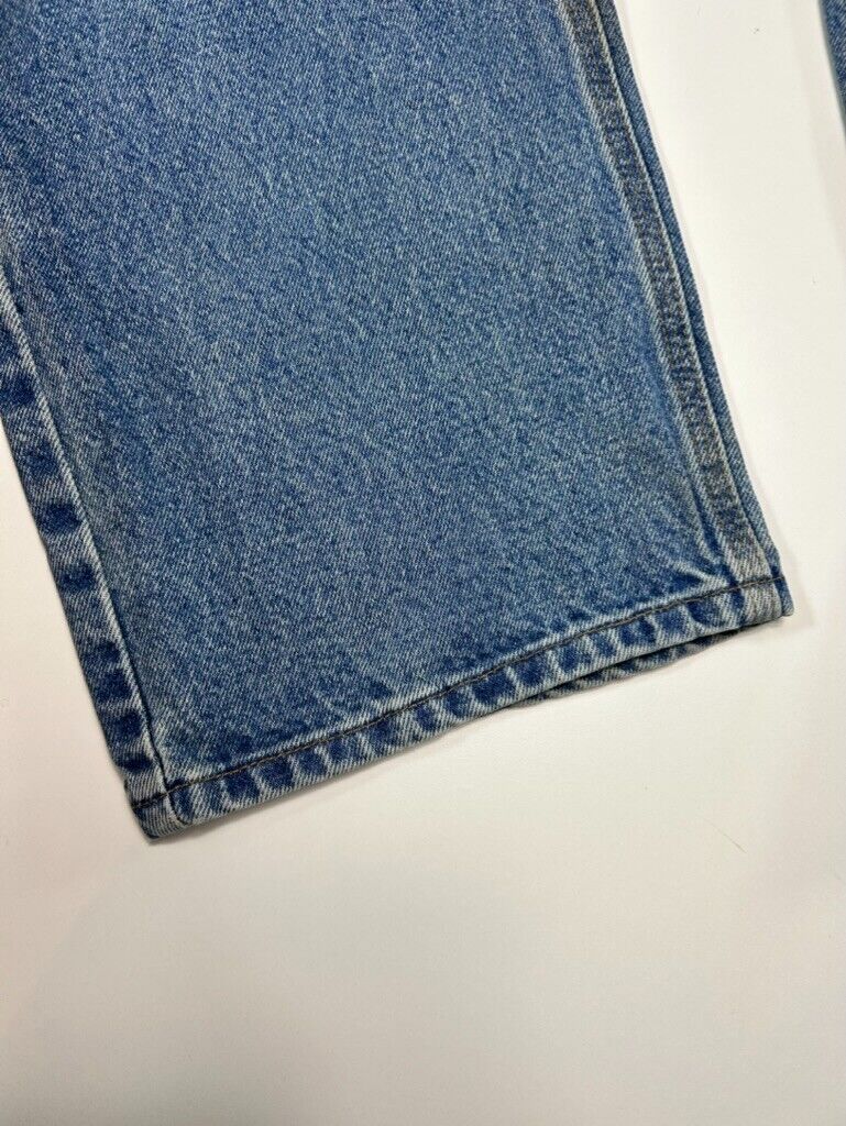 Vintage Carhartt Relaxed Fit Dark Wash Denim Work Wear Pants Size 40W Blue