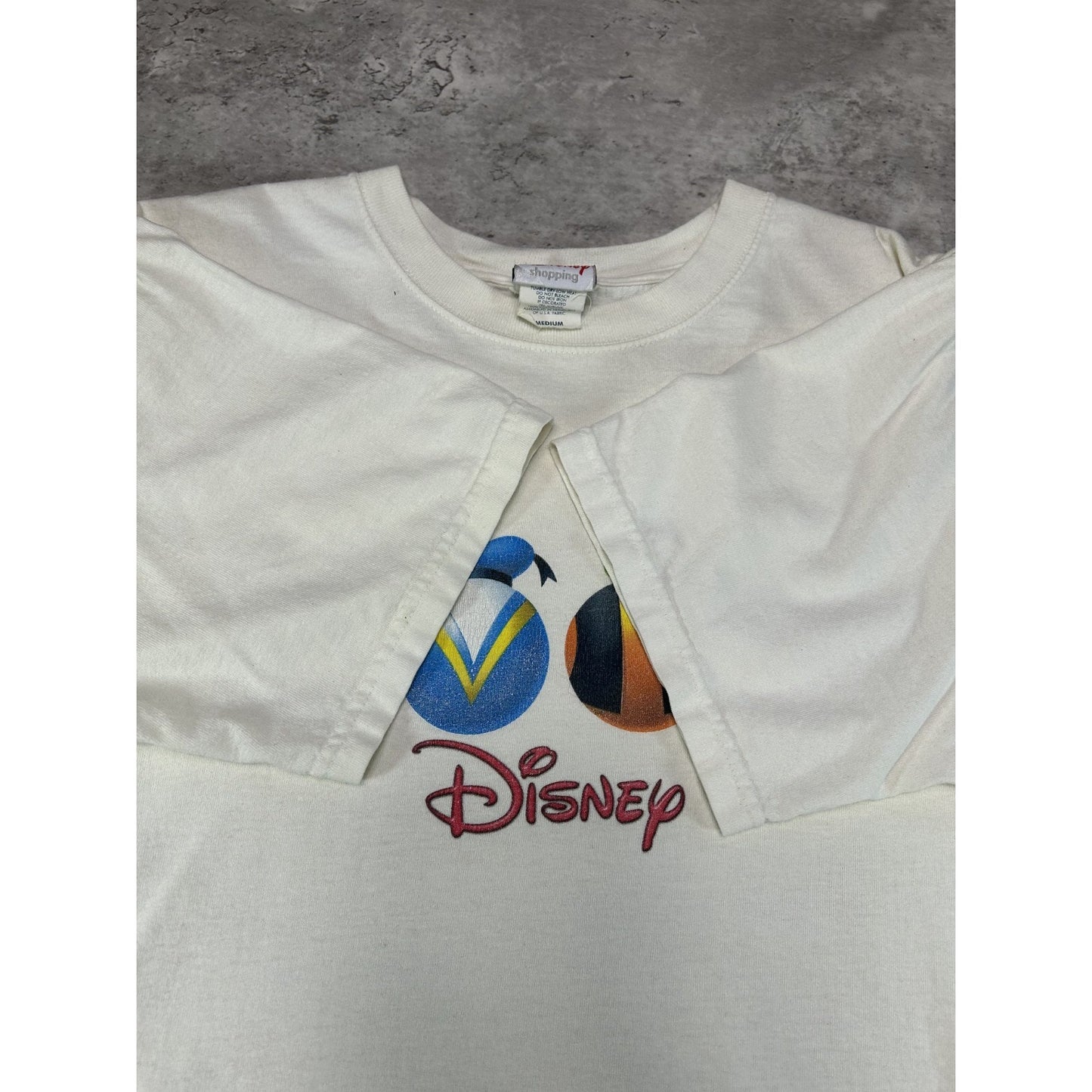 Vintage 90s Disney Cartoon Character Graphic T-Shirt Size Medium White