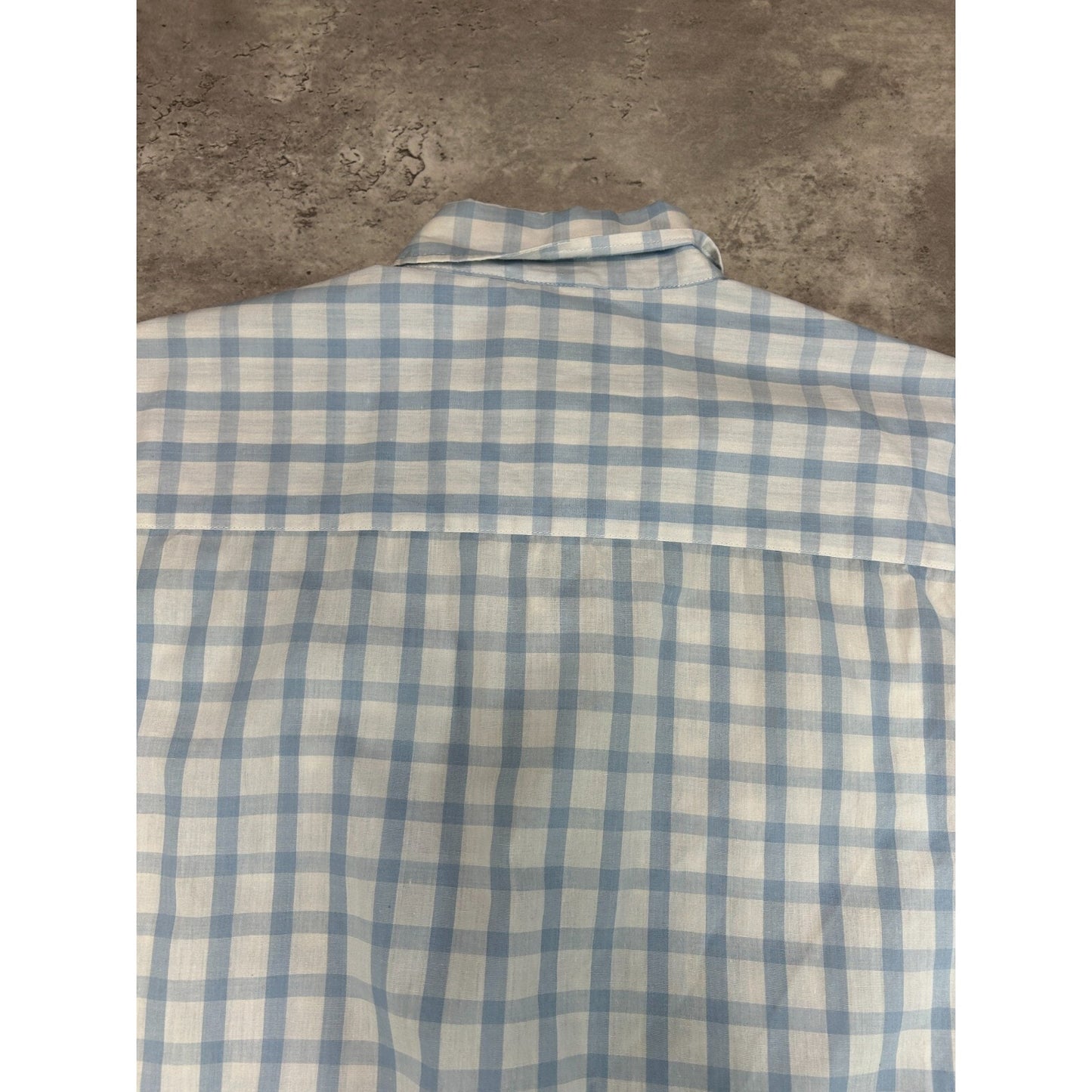 Vintage Y2K Avirex Plaid Short Sleeve Reworked Cropped Button Up Shirt Sz Large