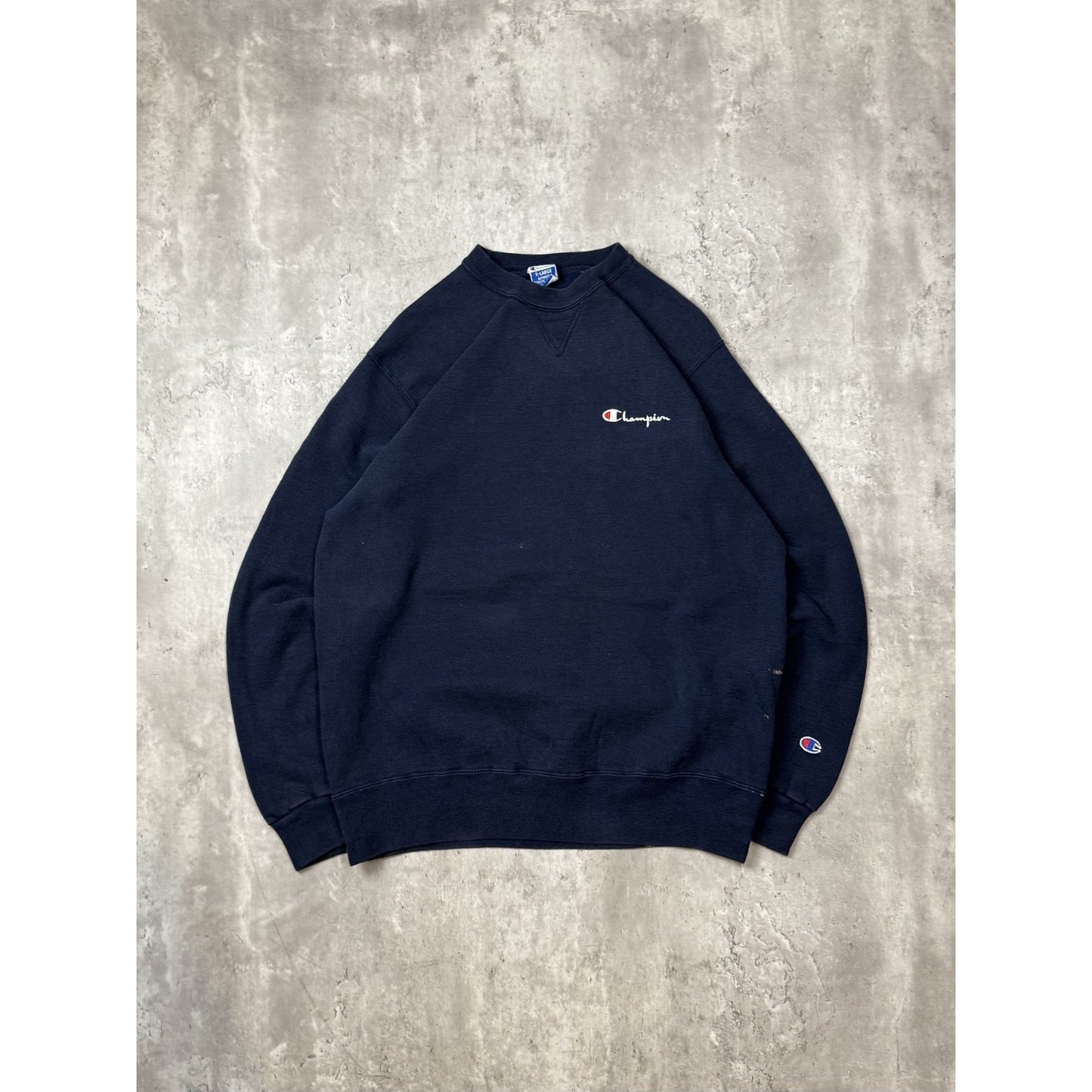 Vintage 90s Champion Embroidered Pullover Crewneck Sweatshirt Size XL