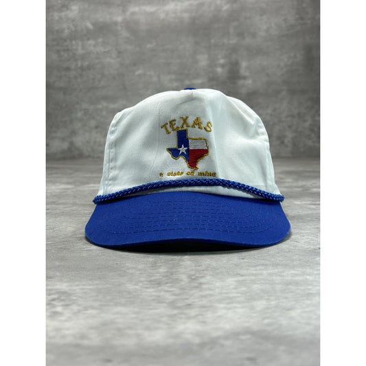 Vintage 90s Texas Embroidered State Destination Snapback Hat OSFA