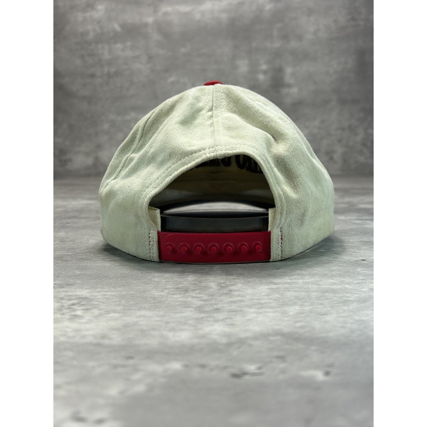 Vintage 90s Ohio Stadium NCAA Buckeyes Embroidered Spellout Snapback Hat OSFA