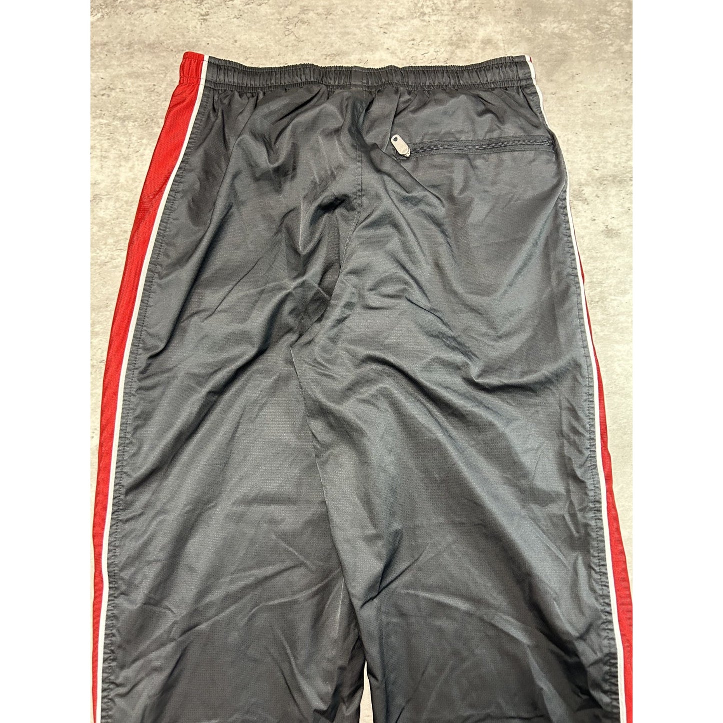 Vintage 2000s Nike Embroidered Spellout Nylon Track Pants Size YOUTH XL
